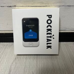 未開封 ソースネクスト ポケトークS グローバル通信 (2年) 付き ホワイト