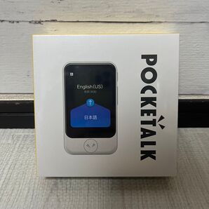 未開封 ソースネクスト ポケトークS グローバル通信 (2年) 付き ゴールド