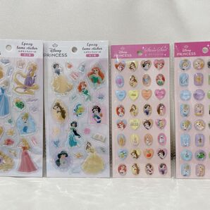 【国内正規品】ディズニー プリンセス エポキシラメシール ストーンシール ぷくぷくシール Disney シール