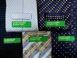 # prompt decision sale #J0402# 5 pcs set all * Benetton necktie 