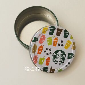 STARBUCKS スターバックス ノベルティ クリスマス 丸缶 ミニ缶 小物入れ マスキングテープ収納ケース