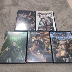 進撃の巨人 DVD 悔いなき選択 前編 後編 困難 イルゼの手帳 突然の来訪者