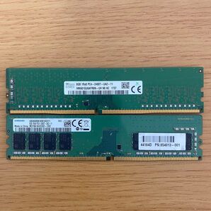 PC4-2400T メモリ8GBの2枚セット ジャンク