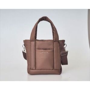 BAYFLOW ベイフロー 収納5ポケット キルティングバッグ BROWN