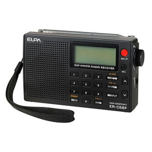 ELPA(エルパ)　AM/FM高感度ラジオ　ER-C56F　1807500(a-1043636)