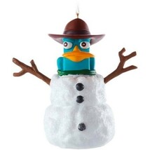 ディズニー　フィニアスとファーブ　エージェントP　ペリー　Hallmarkオーナメント　雪だるま　2013年　新品　ホールマークオーナメント_画像1