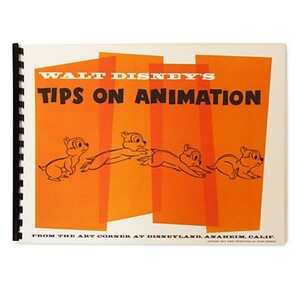 ディズニー　D23メンバー限定洋書　『Wailt Disney's Tips on Animation』　Walt Disney Archives Collection　限定生産　アメリカ製　新品