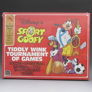  Disney Goofy sport * Goofy board game GOLDEN company 1984 year USA made shield unopened 