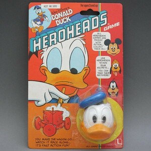  Disney Donald HEROHEADS hero head Leisure Dynamics company 1981 year unopened 