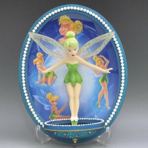  Disney Tinkerbell collector * plate [Pretty Little Pixie] production end goods BRADFORD EXCHANGE company limit standard number entering new goods 