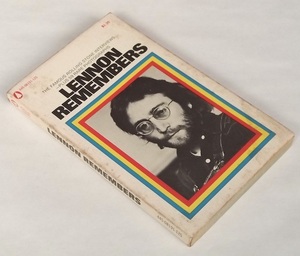 1971年 ビンテージ 洋書 Lennon Remembers ジョン・レノン ローリングストーン誌 インタビュー 70s レトロ ディスプレイ ビートルズ US