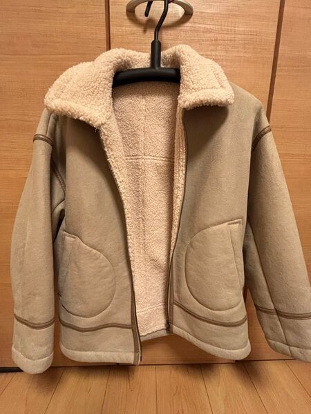 nano universe ムートンボアブルゾン