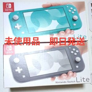 Nintendo Switch Lite 任天堂 本体 2台グレーとターコイズ