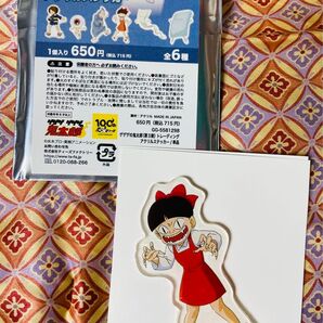 ゲゲゲの鬼太郎 3期 アクリルステッカー ネコ娘