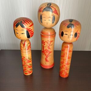 伝統こけし 瀬谷重治 伝統工芸 工芸品 置物 こけし 昭和レトロ 郷土玩具 民芸品