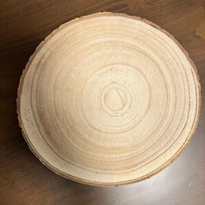 切り株 木製トレー