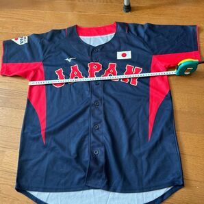野球日本代表 JAPAN レプリカユニフォーム ネイビー Mサイズ