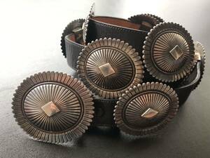 NAVAJO group top artist [Ron Bedonie/ long *bedoni] Conti . belt buckle Navajo ho pi Indian jewelry 