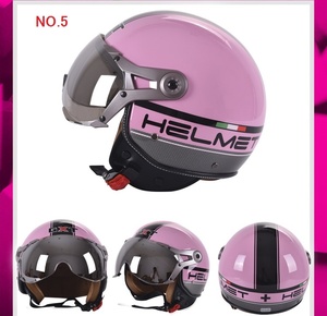新品 ハーレー バイク 半キャップ ヘルメット MOMOスタイル バブルレンズ ジェットヘルメット S M L XL サイズ、7色選択可　　Sサイズ