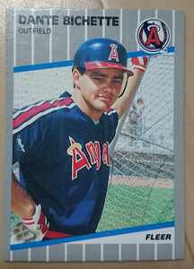 ★DANTE BICHETTE FLEER 1989 #468 メジャーリーグ MLB 大リーグ ダンテ ビシェット CALIFORNIA ANGELS エンゼルス エンジェルス