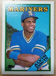 ★来日外国人 デービス 近鉄 バファローズ ALVIN DAVIS TOPPS 1988 #785 メジャーリーグ MLB 大リーグ MARINERS マリナーズ アルビン