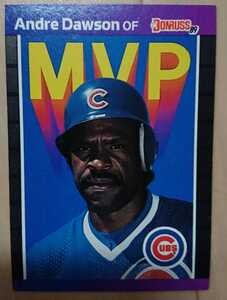 ★ANDRE DAWSON DONRUSS 1989 MVP #BC-8 メジャーリーグ MLB 大リーグ アンドレ ドーソン CHICAGO CUBS シカゴ カブス 二冠王 ホーク 