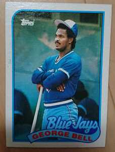 ★GEORGE BELL TOPPS 1989 #50 メジャーリーグ MLB 大リーグ ジョージ ベル TORONTO BLUE JAYS ブルージェイズ MVP 打点王 ドミニカ