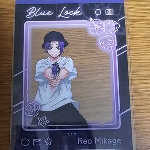 ブルーロック アニメイト購入特典 インスタ風クリアカード玲王