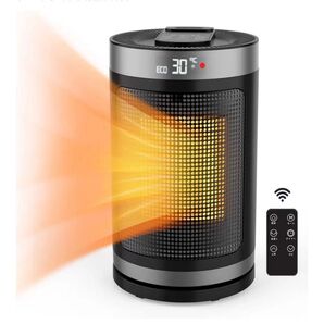 セラミックヒーター 電気ファンヒーター セラミックファンヒーター 大風量 速暖 左右首振り 3段階切替