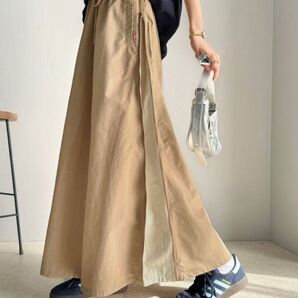 Javaジャバ ☆サイドジップ切替ロングスカート Mサイズ