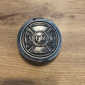 アメリカ 消防 ベルトバックル