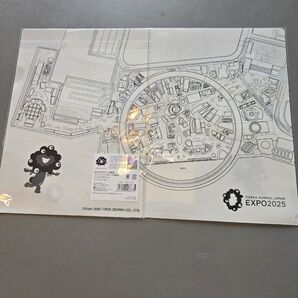 EXPO2025会場図 クリアファイル2枚 大阪関西万博限定 黒ミャク 地図