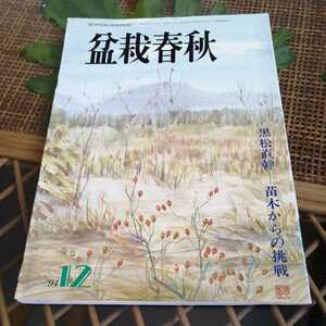 * bonsai spring autumn 1994 year 12 month number issue Japan bonsai association *