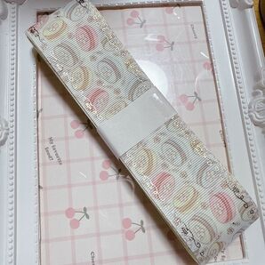 リボンセット 多色デザイン グログランリボン38mmまとめうり。未使用。