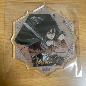 進撃の巨人 Attack on memory アタメモ 記憶への進撃 ミカサ アクリルコースター