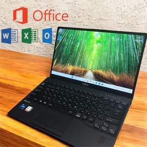 Windows11 / 第11世代Core i5 /Office付/モバイルノートPC FUJITSU 富士通 SSD フルHD