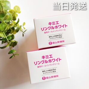●当日発送● 富山常備薬 キミエリンクルホワイト 薬用オールインワンクリーム 2個【新品未開封】