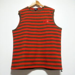 美品 パーリーゲイツ 秋冬 ★ポーラテック★ フリースベスト クルーネックベスト プルオーバー ジレ ゴルフベスト メンズ5