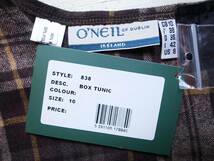 レア 新品 O'NEIL OF DUBLIN オニールオブダブリン BOX TUNIC チュニック ブラウン系 スコットランド製 10 ワンピース スカート_画像4