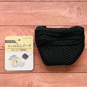 どこでもミニポーチ キャンドゥ リストバンド 小物入れ