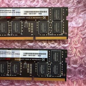 panram DDR4 16GB 2枚(計32GB) DDR4-2666