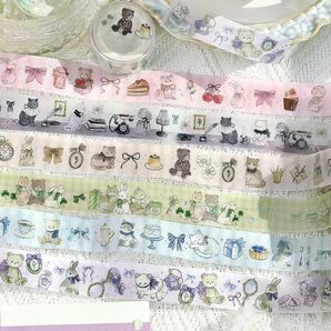 箔押し メルヘンパーティ BGM マスキングテープ マステ