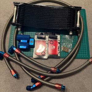 アクティブ ゼファー750 ラウンドオイルクーラー サイド廻し an6 #6 ゼファーχ ゼファー400 アールズ