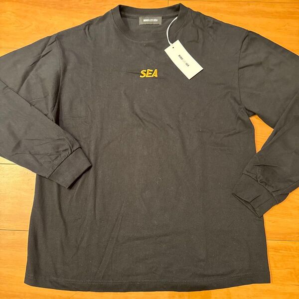 【WIND AND SEA】OG SMALL SEA logo L/S TEE ロンT Sサイズ 黒 ウィンダンシー
