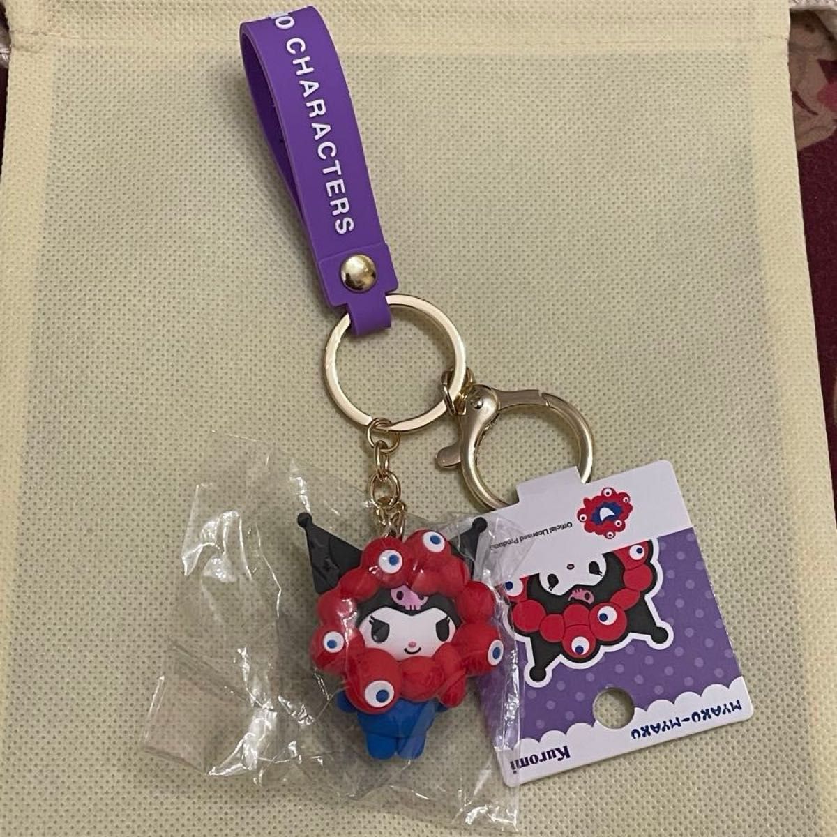 大阪万博 ミャクミャク EDWIN フェイス マスコット カラビナ