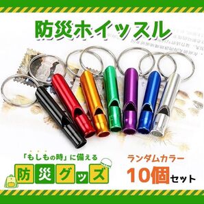 救助笛 防災 ホイッスル 10個セット 防犯 災害 地震 避難 熊よけ 子供