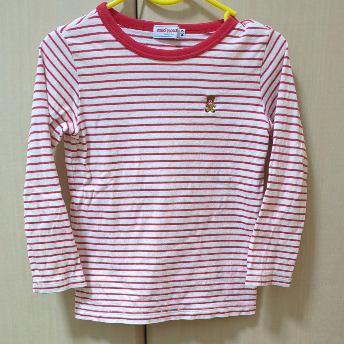 ミキハウス 長袖Tシャツ ボーダー