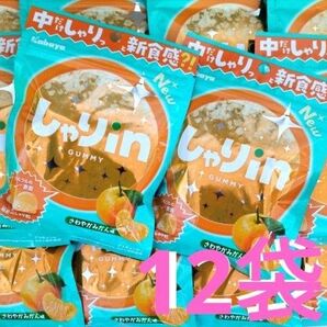 しゃりinグミ さわやかみかん味 12袋 グミ詰め合わせ お菓子詰め合わせ カバヤ