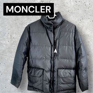 MONCLER ダウンジャケット 黒 サイズ0 ボリュームパディングジャケット