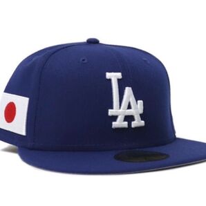 ★美品★NEW ERA ニューエラ LA ドジャース キャップ 日本国旗★★size★フリー